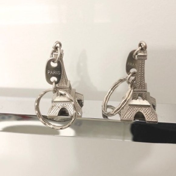 NEW Matching 2 Paris Eiffel Tower Keychain - Picture 6 of 6
